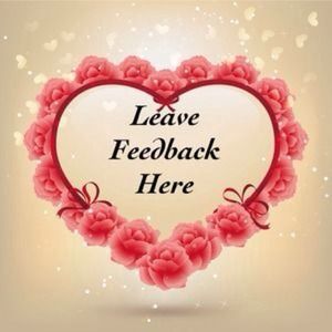 Your feedback is appreciated!