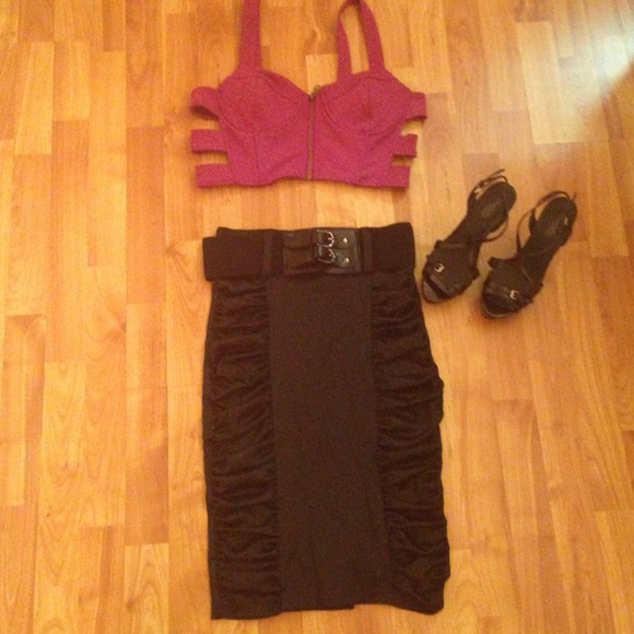 Lilac Bandeau Top - Picture 2 of 4