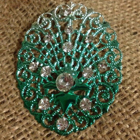 Teal Ombré Earrings - Picture 2 of 2