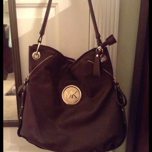 Designer inspired brown hobo