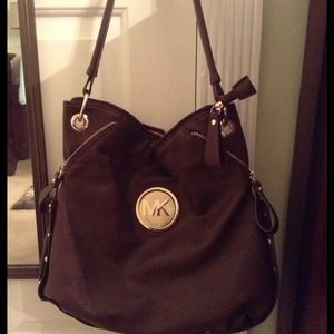 Designer inspired brown hobo