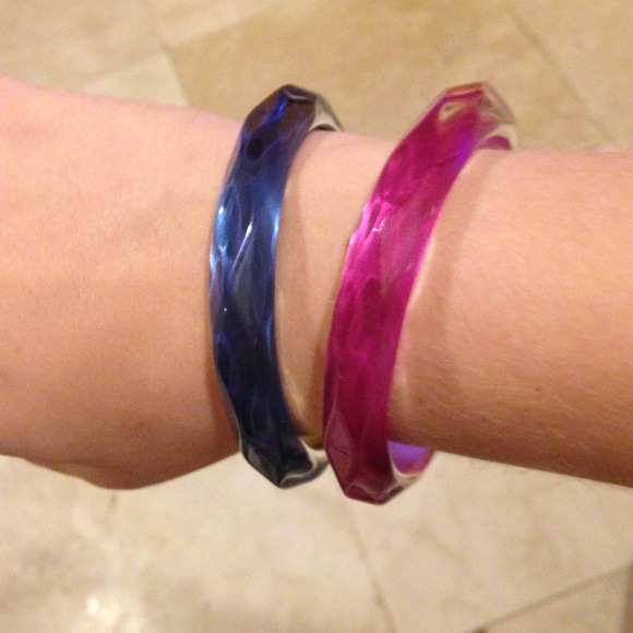 Pink and blue bracelet set - Picture 1 of 4