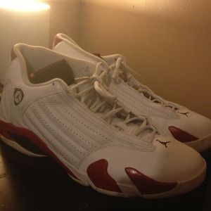 Jordan 14 red white men's 13