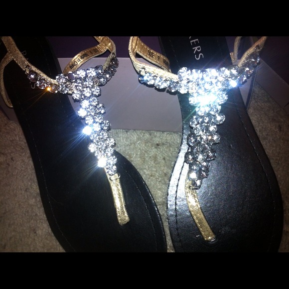Cute Baker sandals. Size 9. SPARKLY! worn once!