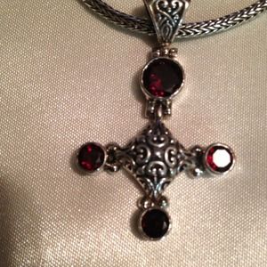 Sterling silver necklace with slider