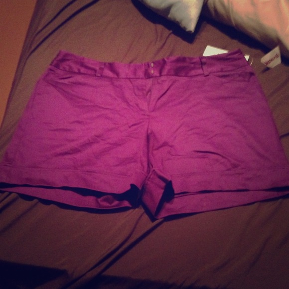 Purple shorts