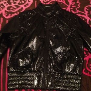 Plastic black jacket