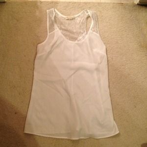 White Lace Tank Top