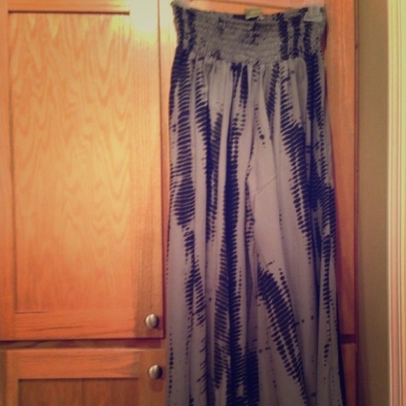 Tie dye looking flare pants