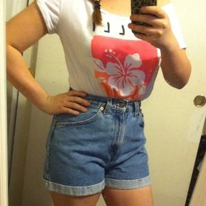High waisted shorts