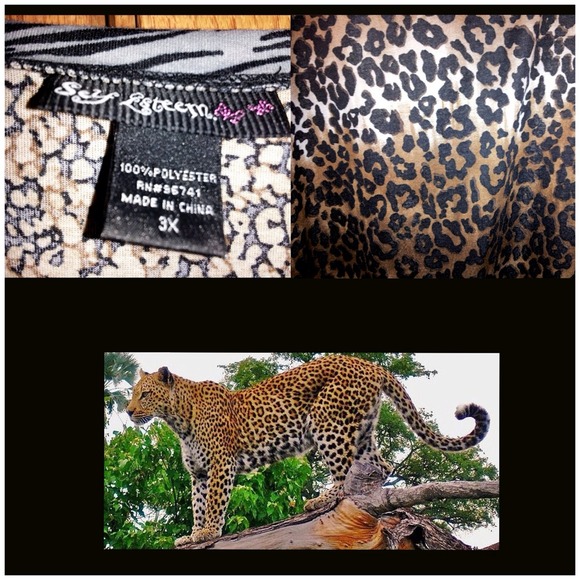 SOLD IN BUNDLE Leopard print tank top - Picture 2 of 2