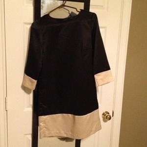 H&M Cream and Black Dress