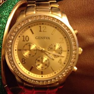 Gold Geneva Watch