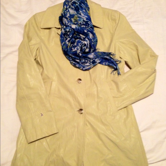 Lemon Lime rain coat