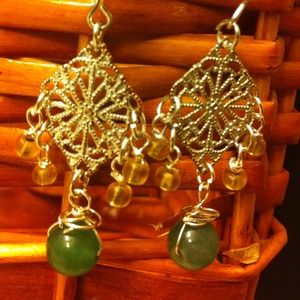 Handmade vintage earrings