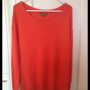 Hive & Honey long orange sweater