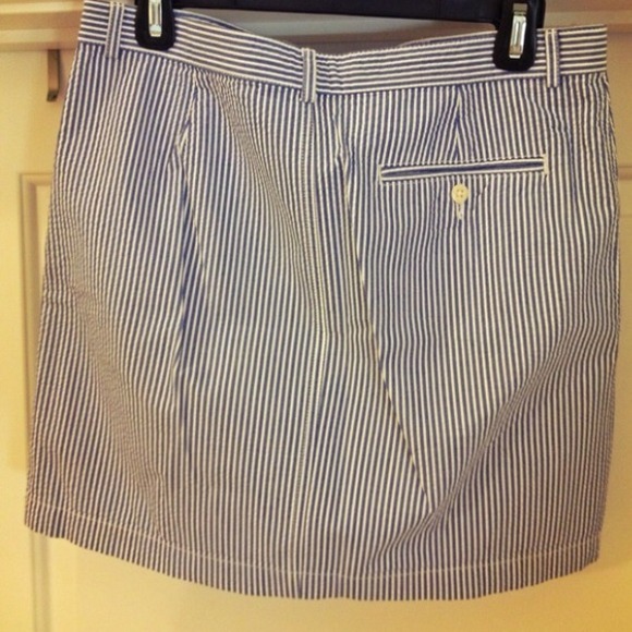 Ralph Lauren Seersucker Skirt - Picture 2 of 4