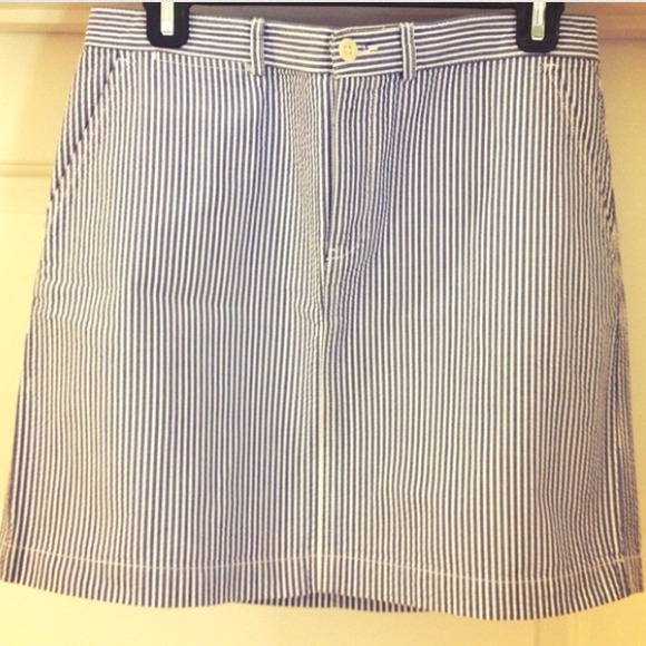 Ralph Lauren Seersucker Skirt - Picture 3 of 4