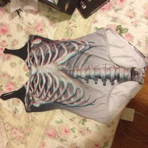 blackmilk 3d ribs one-piece swimsuit