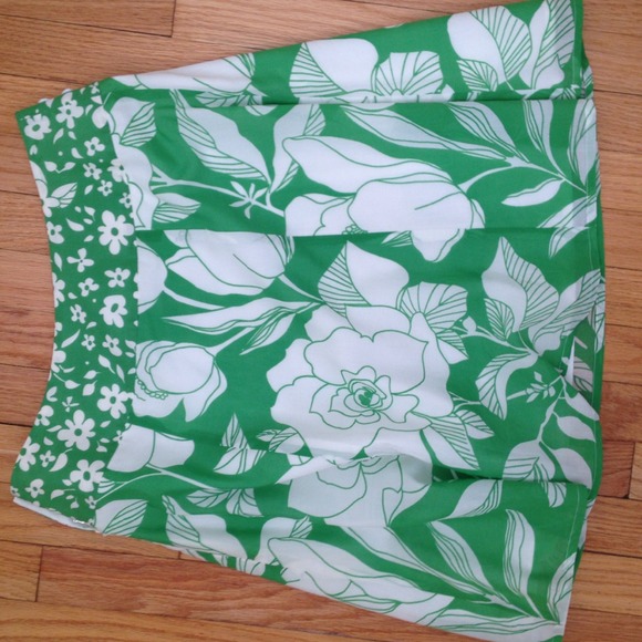Tibi Spring Green and White Skirt - Picture 4 of 4