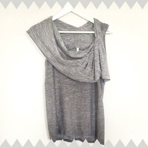 RESERVED-- Anthropologie (Left Coast) gray top