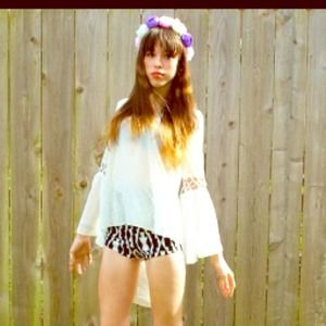 Bohemian bell sleeve sheer blouse