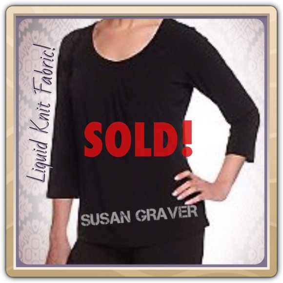 Susan Graver Tops - SOLD! BUNDLE! Susan Graver Liquid Knit Pleated Top