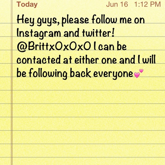 Instagram and twitter