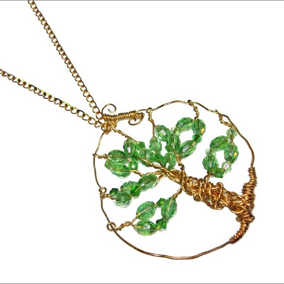 Swarovski Crystal Tree of Life Pendant + BONUS - Picture 2 of 4