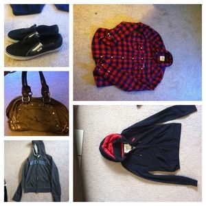 Bundle plus express plaid shirt