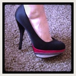 Bundle - Black with pink heel & chevron dress