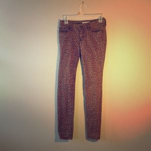 Cheetah Print Skinny Jeans
