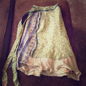 Gorgeous long hippie wrapping skirt