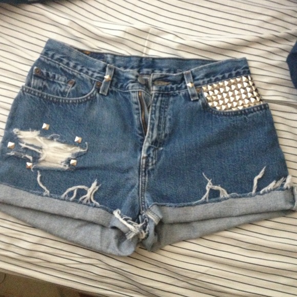 ✂FINAL REDUCTION✂ Studded high waisted shorts