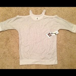 NWT Jessica Simpson cold shoulder sparkle sweater!