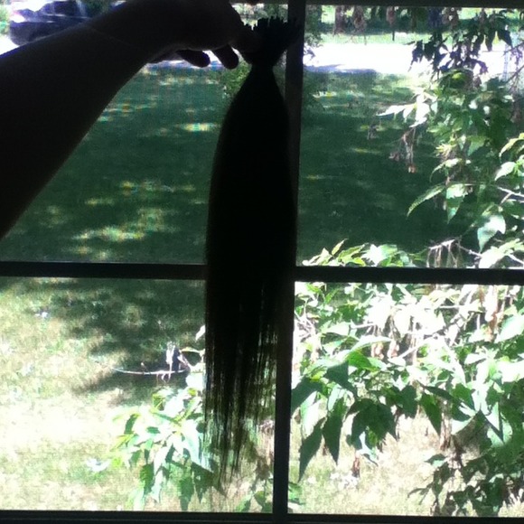 *TRADED* Human hair itip extentions. Dark brown