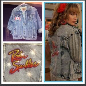 Custom made Robin Sparkles denim jacket
