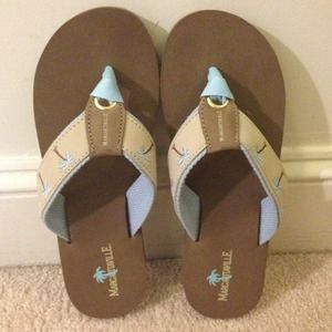 Never been worn Margaritaville flip flops!