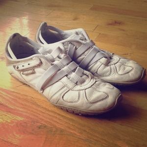 Diesel Brand white gym shoes