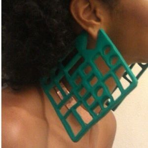 Custom Teal Earrings