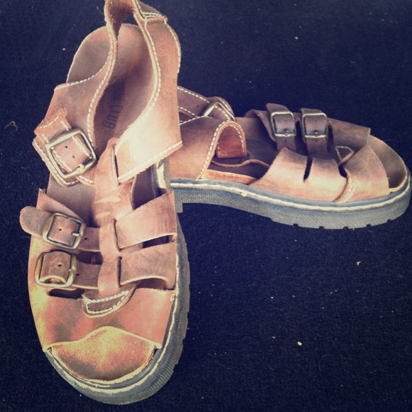 Brown Leather Sandles