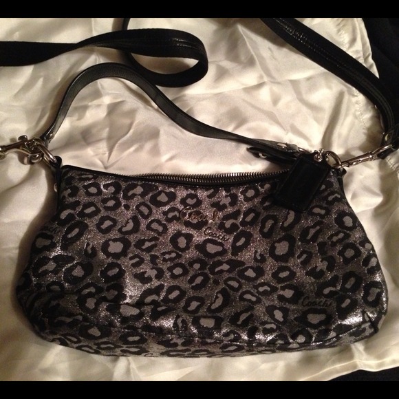Coach ocelot crossbody!