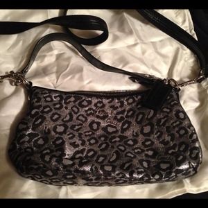 Coach ocelot crossbody!