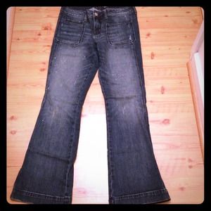 AE flare-style denim