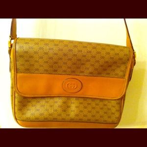 REDUCED!! Vintage Gucci Bag with Small GG Monogram