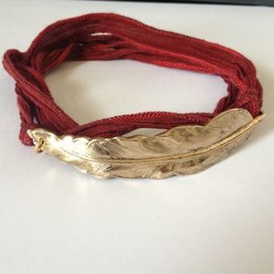 Alisa Michelle silk wrap bracelet