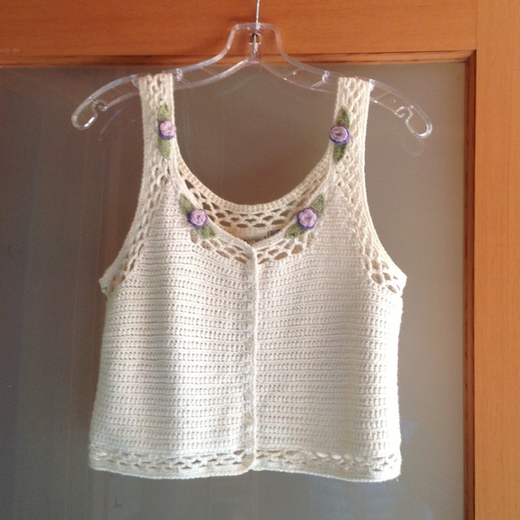 Knitted summer top . Mint condition.
