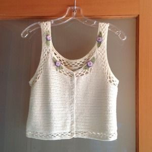 Knitted summer top . Mint condition.