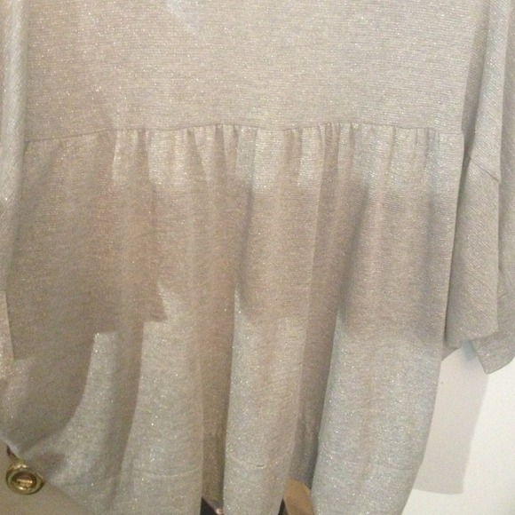 Silver glitter thread jacket - Picture 3 of 4