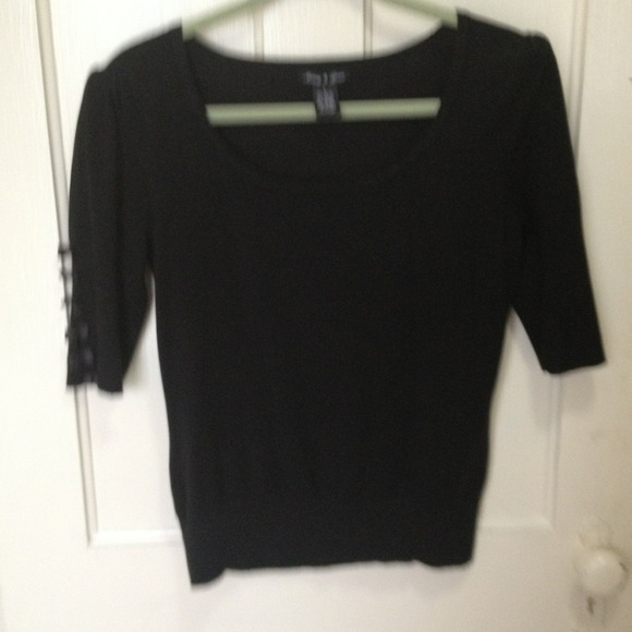 Audrey and Grace Black Sweater